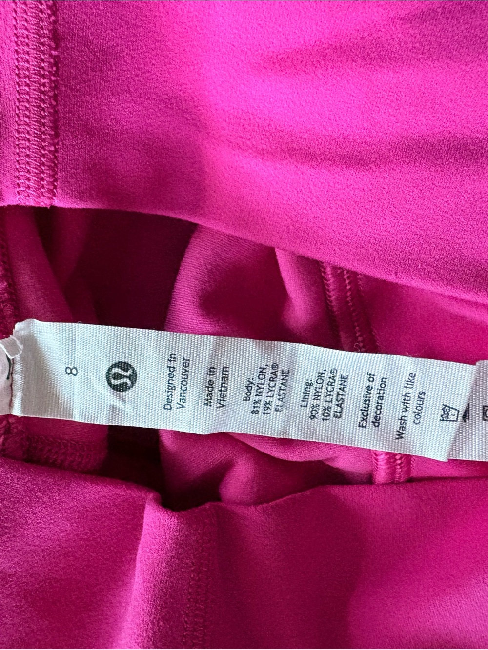 Hot Pink Lululemonn Leggings - Picture 3 of 4